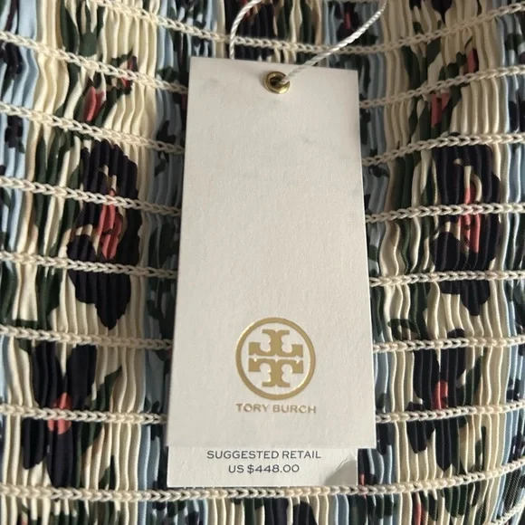 Tory Burch Multicolor floral Smocked BoHo Sun Dress - Picture 9 of 11